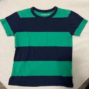 Crew cuts striped tee